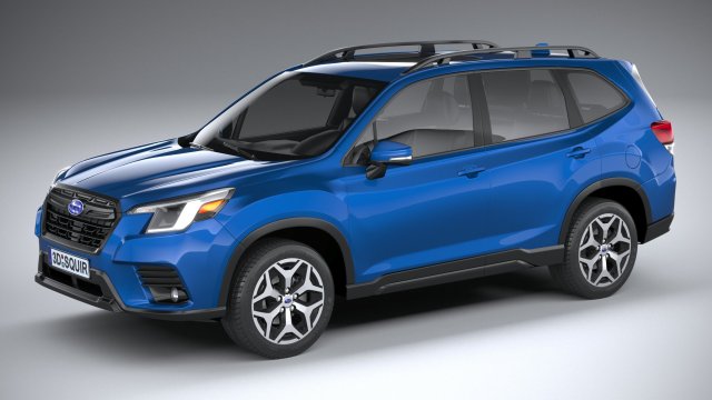 Subaru Forester 2023 3D Model .c4d .max .obj .3ds .fbx .stl .blend 