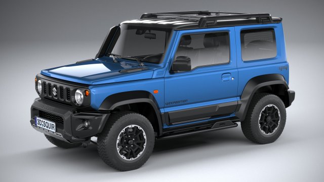 Suzuki Jimny 4expedition 2024 Modèle 3D .c4d .max .obj .3ds .fbx .stl .blend 