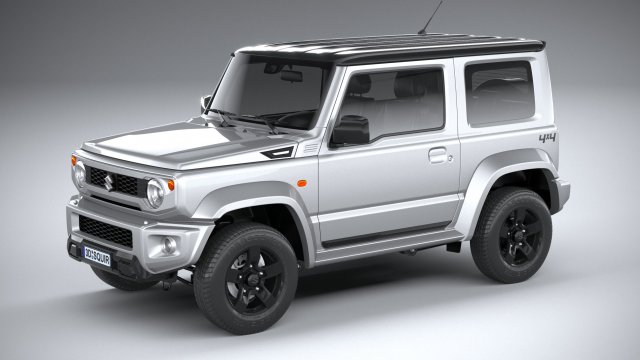 Suzuki Jimny 4style 2024 3D 模型 .c4d .max .obj .3ds .fbx .stl .blend 