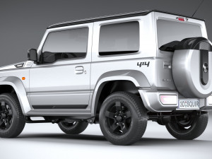 Suzuki Jimny 4style 2024 3D 模型