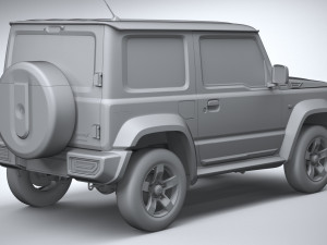 Suzuki Jimny 4style 2024 3D 模型