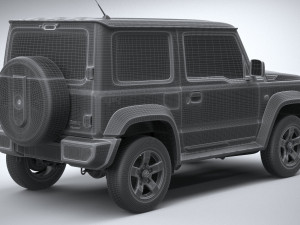 Suzuki Jimny 4style 2024 3D 模型