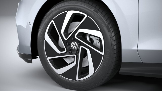Volkswagen ID7 2024 3D Model in Sedan 3DExport