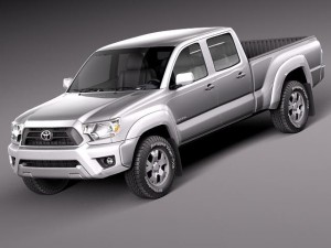Toyota Tacoma Crew Cab 2012 Modelo 3D