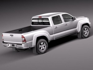 Toyota Tacoma Crew Cab 2012 3D 模型