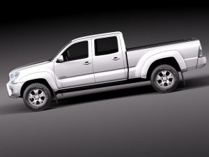 Toyota Tacoma Crew Cab 2012 3D 模型