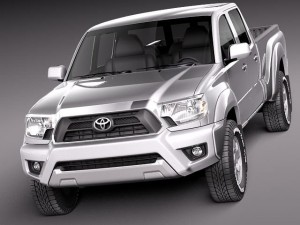 Toyota Tacoma Crew Cab 2012 3D 模型
