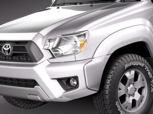 Toyota Tacoma Crew Cab 2012 3D 模型