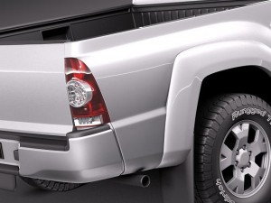 Toyota Tacoma Crew Cab 2012 3D 模型