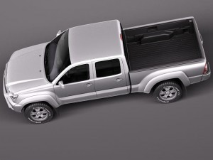 Toyota Tacoma Crew Cab 2012 3D 模型