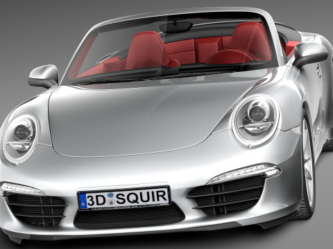 Porsche 911 Carrera S Cabriolet 2013 Modèle 3D