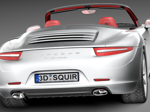 Porsche 911 Carrera S Cabriolet 2013 Modèle 3D