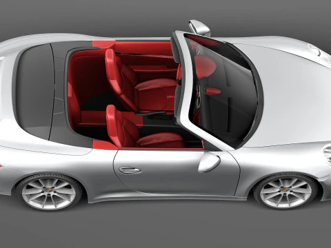 Porsche 911 Carrera S Cabriolet 2013 3D Model