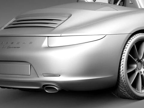 Porsche 911 Carrera S Cabriolet 2013 3D Model