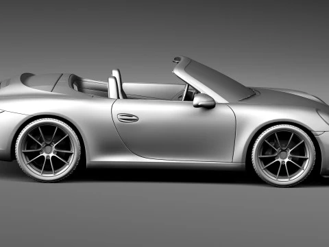 Porsche 911 Carrera S Cabriolet 2013 3D Model