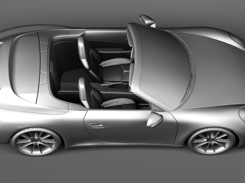 Porsche 911 Carrera S Cabriolet 2013 Modèle 3D