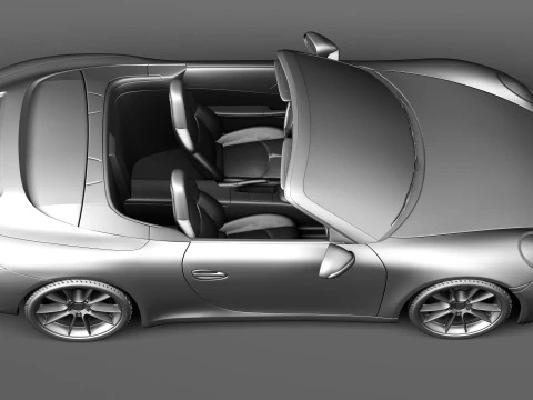 Porsche 911 Carrera S Cabriolet 2013 3D Model