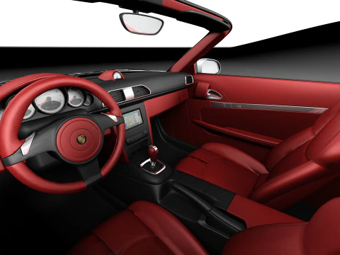 Porsche 911 Carrera S Cabriolet 2013 3D Model