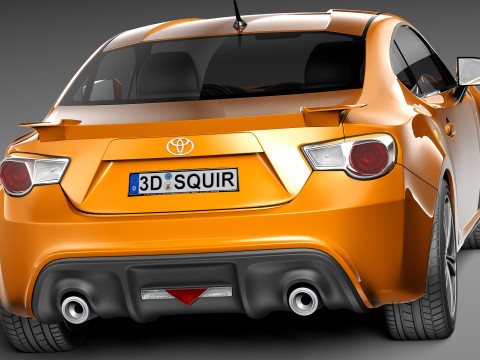 Toyota GT 86 2013 Modèle 3D