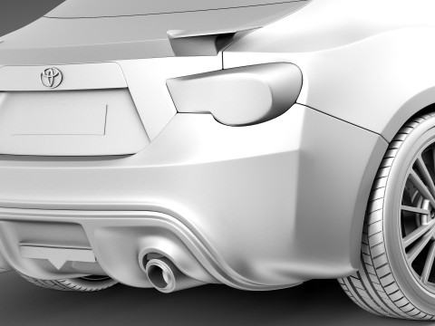 Toyota GT 86 2013 Modèle 3D