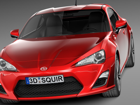 Scion FR-S 2013 3D 모델