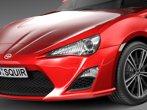 Scion FR-S 2013 3D 모델