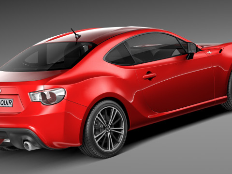 Scion FR-S 2013 3D 모델