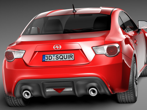 Scion FR-S 2013 3D 모델