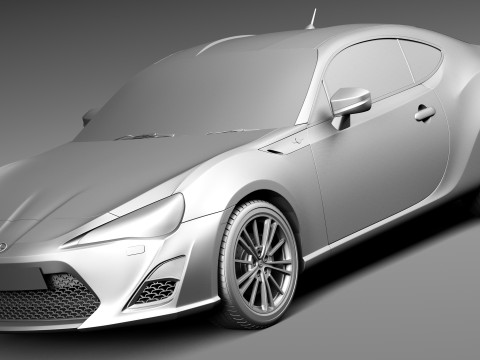 Scion FR-S 2013 3D 모델