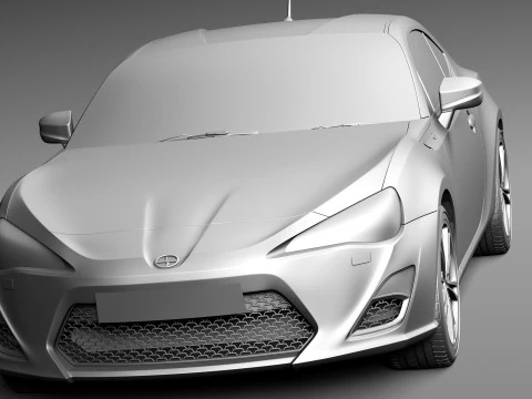 Scion FR-S 2013 3D Model