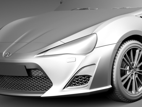 Scion FR-S 2013 3D 모델