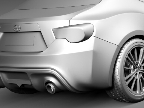 Scion FR-S 2013 3D 모델