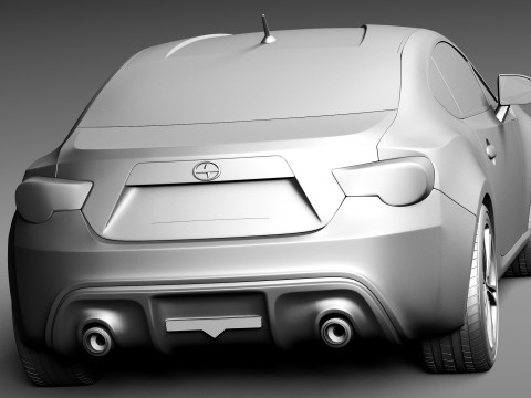 Scion FR-S 2013 3D 모델