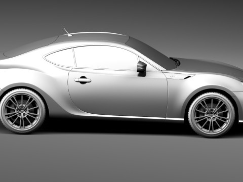 Scion FR-S 2013 3D 모델