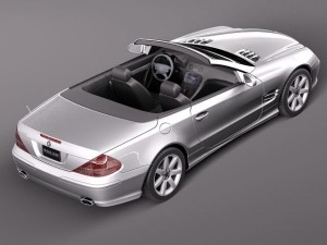 Mercedes-Benz SL 2003-2007 Model 3D