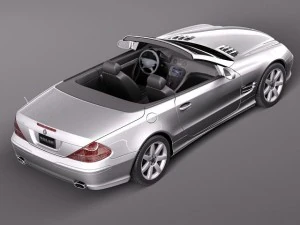 Mercedes-Benz SL 2003-2007 3D Model