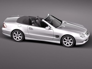 Mercedes-Benz SL 2003-2007 Model 3D