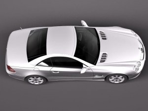 Mercedes-Benz SL 2003-2007 Model 3D