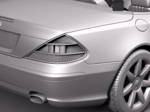 Mercedes-Benz SL 2003-2007 3D Model