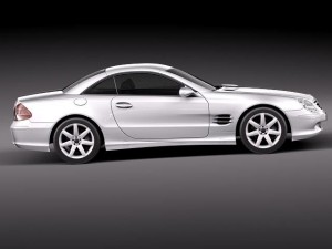 Mercedes-Benz SL 2003-2007 Model 3D