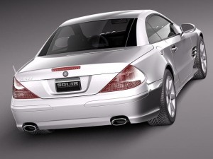Mercedes-Benz SL 2003-2007 Model 3D