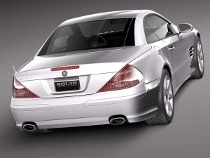 Mercedes-Benz SL 2003-2007 3D Model