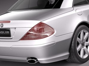 Mercedes-Benz SL 2003-2007 Model 3D