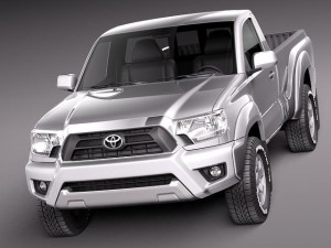 Toyota Tacoma Single Cab 2012 3D मॉडल