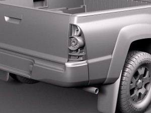 Toyota Tacoma Single Cab 2012 3D मॉडल