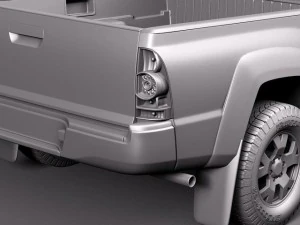 Toyota Tacoma Single Cab 2012 3D Model