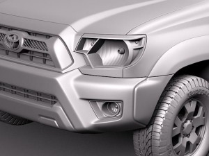 Toyota Tacoma Single Cab 2012 3D मॉडल