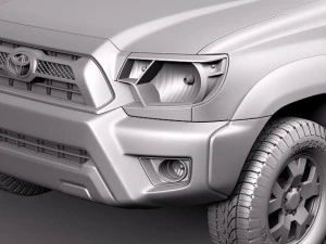 Toyota Tacoma Single Cab 2012 3D Model