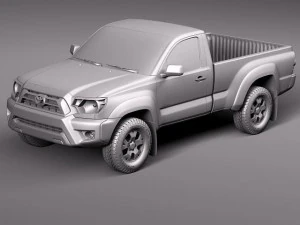 Toyota Tacoma Single Cab 2012 3D Model