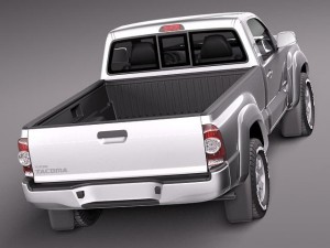 Toyota Tacoma Single Cab 2012 3D मॉडल